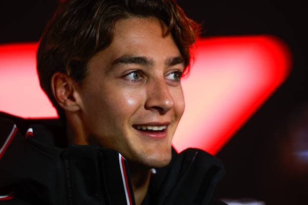 63 George Russell GBR, Mercedes AMG Petronas F1 Team , F1 Grand Prix of Las Vegas at Las Vegas Strip Circuit on November 15, 2023 in Las Vegas, United States of America Photo by HOCH ZWEI Las Vegas United States of America