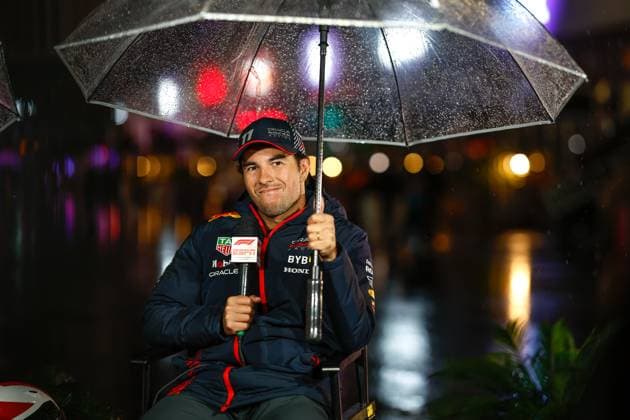 11 Sergio Perez MEX, Oracle Red Bull Racing , F1 Grand Prix of Las Vegas at Las Vegas Strip Circuit on November 15, 2023 in Las Vegas, United States of America Photo by HOCH ZWEI Las Vegas United States of America