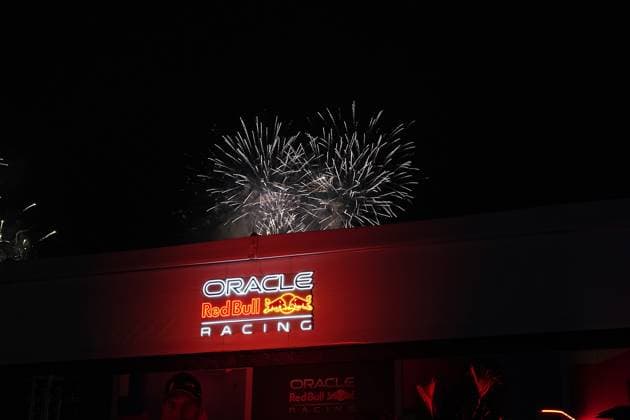 FORMULA 1 HEINEKEN SILVER LAS VEGAS GRAND PRIX 2023 15 11 2023, Las Vegas Street Circuit, Las Vegas, FORMULA 1 HEINEKEN SILVER LAS VEGAS GRAND PRIX 2023 ,in the picture fireworks over the paddock in Las Vegas nordphotoxGmbHx xBratic nph00250