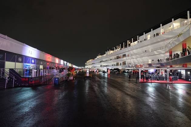 FORMULA 1 HEINEKEN SILVER LAS VEGAS GRAND PRIX 2023 15 11 2023, Las Vegas Street Circuit, Las Vegas, FORMULA 1 HEINEKEN SILVER LAS VEGAS GRAND PRIX 2023 ,in the picture The paddock in Las Vegas nordphotoxGmbHx xBratic nph00250