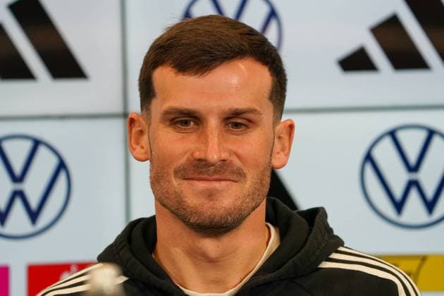 Pascal Groß Germany Germany 16 11 2023 Press conference German national team, DFB Campus Frankfurt