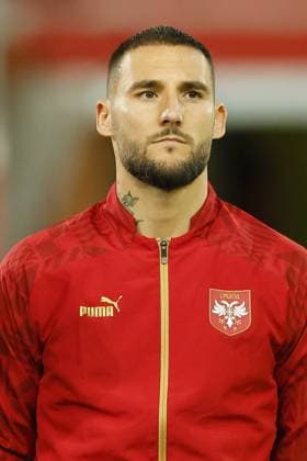 Nemanja Gudelj (SRB), NOVEMBER 15, 2023 - Football Soccer : FIFA International Friendly, Länderspiel, Nationalmannschaft match between Belgium - Serbia at the Den Dreef Stadium in Heverlee, Belgium. Noxthirdxpartyxsales  (235831869)