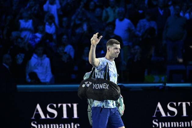 Tennis - Nitto ATP, Tennis Herren Finals Torino 2023 - Hubert Hurkacz - Pologne TENNIS : Nitto Atp Finals Torino 2023 - 16 11 2023 - ChrysleneCaillaud Panoramic 