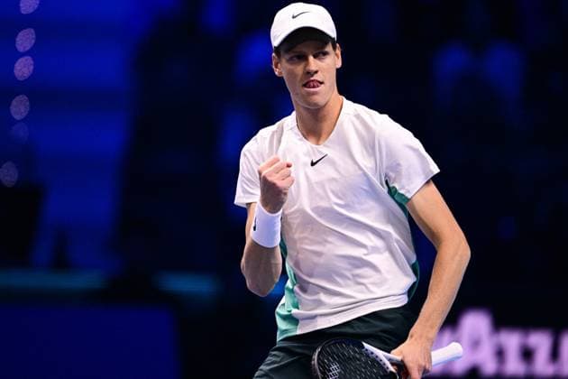 Foto Marco Alpozzi LaPresse 16 Novembre 2023 Torino - Italia - - Tennis Nitto ATP, Tennis Herren Finals - Jannik SINNER (ITA) ) vs Holger RUNE (DEN) Nella foto: Jannik Sinner (Italia) November 16, 2023 Turin - Italy - Sport - Tennis Nitto ATP Finals - Jannik SINNER (ITA) ) vs Holger RUNE (DEN) In the pic: Jannik Sinner (Italia)  Copyright: xMarcoxAlpozzi LaPressex