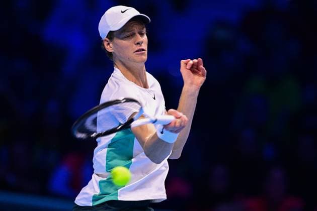 Foto Marco Alpozzi LaPresse 16 Novembre 2023 Torino - Italia - - Tennis Nitto ATP, Tennis Herren Finals - Jannik SINNER (ITA) ) vs Holger RUNE (DEN) Nella foto: Jannik Sinner (Italia) November 16, 2023 Turin - Italy - Sport - Tennis Nitto ATP Finals - Jannik SINNER (ITA) ) vs Holger RUNE (DEN) In the pic: Jannik Sinner (Italia)  Copyright: xMarcoxAlpozzi LaPressex