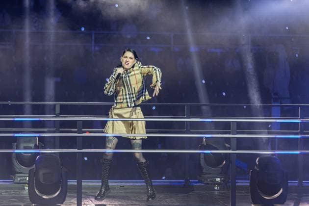 Las Vegas F1 GP 2023 - Wednesday Bishop Briggs show during the opening ceremony at Formula 1 Heineken Silver Las Vegas Grand Prix on Nov 15, 2023 in Las Vegas, USA. Las Vegas United States  Copyright: xRobertxSzaniszlox originalFilename:szaniszlo-notitle231116_npp2O.jpg