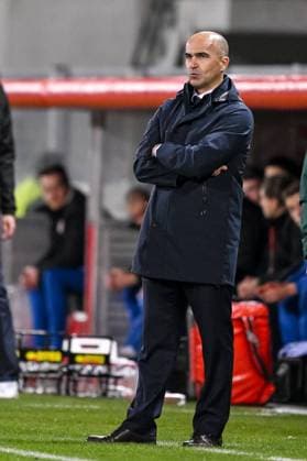 16 11 2023, Vaduz, Principality of Liechtenstein, Rheinpark Stadion, Liechtenstein vs Portugal UEFA European Championship Qualification 2023 2024 Group J, Coach Roberto Martinez Portugal Schaut Foto H Langer Vaduz Rheinpark Stadion Liechtenstein Principality of Liechtenstein  541_LIEPOR20231116_060 Langer-541