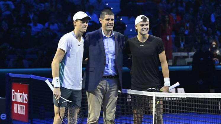 Tennis - Nitto ATP, Tennis Herren Finals Torino 2023 - Holger Rune - Danemark TENNIS : Nitto Atp Finals Torino 2023 - 16 11 2023 - ChrysleneCaillaud Panoramic 