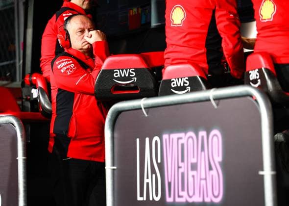 Frederic Vasseur FRA, Scuderia Ferrari , F1 Grand Prix of Las Vegas at Las Vegas Strip Circuit on November 16, 2023 in Las Vegas, United States of America Photo by HOCH ZWEI Las Vegas United States of America
