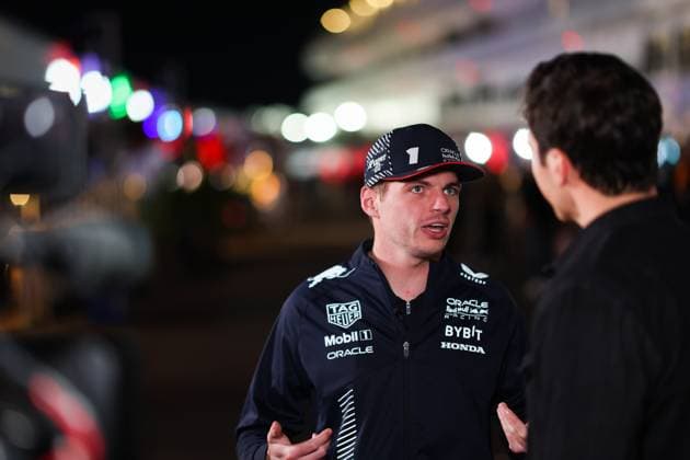 VERSTAPPEN Max (ned), Red Bull Racing RB19, portrait during the 2023 Formula 1 Heineken Silver Las Vegas Grand Prix, 21th round of the 2023 Formula One World Championship, WM, Weltmeisterschaft from November 17 to 19, 2023 on the Las Vegas Strip Circuit, in Las Vegas, USA - F1 - LAS VEGAS GRAND PRIX 2023 DPPI Panoramic  00123046_AV3_4642
