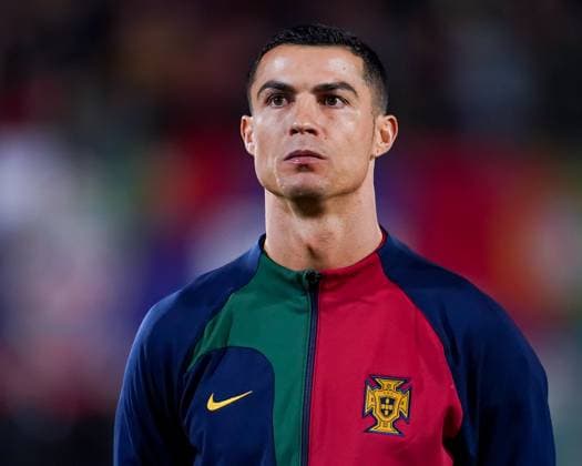 Vaduz, Liechtenstein, November 16th 2023: Portrait (headshot close up) of Cristiano Ronaldo (7 Portugal) during the national anthem prior to the UEFA European Qualifiers football match between Liechtenstein and Portugal at Rheinpark Stadion in Vaduz, Liechtenstein. (Daniela Porcelli SPP)  Copyright: xDanielaxPorcellix xSPPx spp-en-DaPoSp-20231116-DP106717