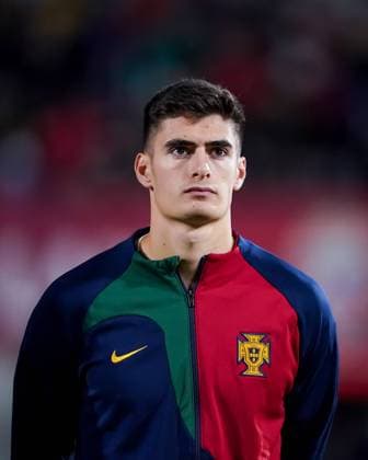 Vaduz, Liechtenstein, November 16th 2023: Portrait (headshot close up) of Antonio Silva (3 Portugal) during the national anthem prior to the UEFA European Qualifiers football match between Liechtenstein and Portugal at Rheinpark Stadion in Vaduz, Liechtenstein. (Daniela Porcelli SPP)  Copyright: xDanielaxPorcellix xSPPx spp-en-DaPoSp-20231116-DP106728