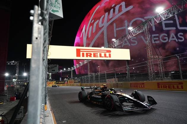 17 11 2023, Las Vegas Street Circuit, Las Vegas, FORMULA 1 HEINEKEN SILVER LAS VEGAS GRAND PRIX 2023 ,in the picture Lewis Hamilton GBR , Mercedes AMG Petronas F1 Team Las Vegas Las Vegas Street Circuit United States  eu-images-506