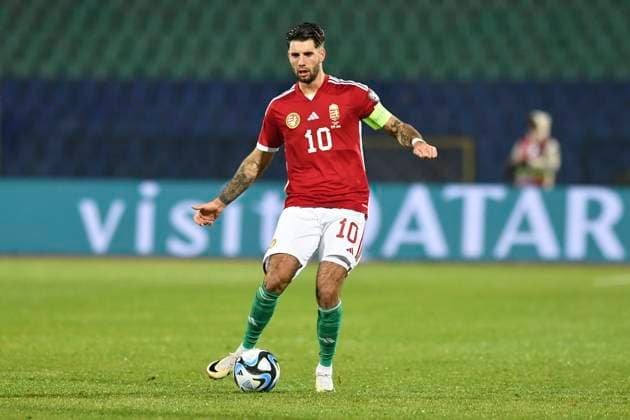 Bulgaria v Hungary - UEFA EURO, EM, Europameisterschaft,Fussball 2024 Qualifier Dominik Szoboszlai of Hungary during UEFA Euro 2024 Group G qualification football match between Bulgaria and Hungary, at the Vassil Levski Stadium in Sofia, on November 16, 2023. Sofia Bulgaria  Copyright: xGeorgixPaleykovx originalFilename:paleykov-notitle231116_npDEE.jpg
