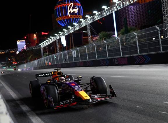 1 Max Verstappen NLD, Oracle Red Bull Racing , F1 Grand Prix of Las Vegas at Las Vegas Strip Circuit on November 17, 2023 in Las Vegas, United States of America Photo by HOCH ZWEI Las Vegas United States of America