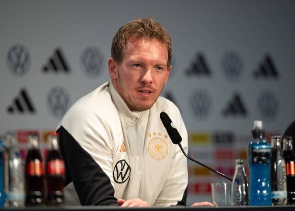 Football, Men, Season 2023 2024, International match in Berlin, Germany Turkey, Press conference the day before the match, Coach Julian Nagelsmann Germany , 17 11 2023, Copyright: xSebastianxRäppold MatthiasxKochx