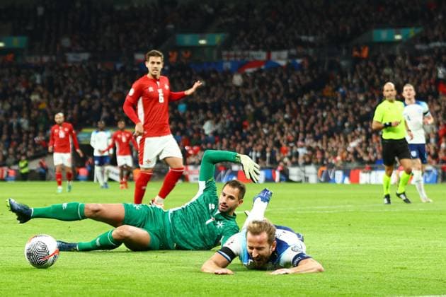 EDITORIAL USE ONLY No use with unauthorised audio, video, data, fixture lists, club league logos or live services. Online in-match use limited to 120 images, no video emulation. No use in betting, games or single club league player publications. England v Malta, UEFA European Championship, EM, Europameisterschaft 2024 Qualifying, Group C, Football, Wembley Stadium, London, UK - 17 Nov 2023 EDITORIAL USE ONLY No use with unauthorised audio, video, data, fixture lists, club league logos or live services. Online in-match use limited to 120 images, no video emulation. No use in betting, games or single club league player publications. Copyright: xKieranxMcManus Shutterstockx 14217962aj