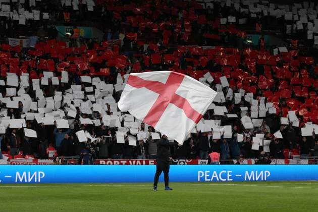 London, November 17th 2023: England fans during the UEFA EURO, EM, Europameisterschaft,Fussball 2024 Qualifier football match between England and Malta at Wembley Stadium, London, England. (Pedro Soares SPP)  Copyright: xPedroxSoaresx xSPPx spp-en-PeSoSp-England v Malta0030
