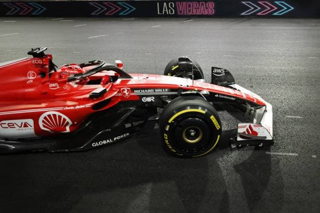 F1 Las Vegas Grand Prix 2023 Practice 2 Charles Leclerc of Ferrari during second practice ahead of the Formula 1 Las Vegas Grand Prix at Las Vegas Strip Circuit in Las Vegas, United States on November 16, 2023. Las Vegas United States  Copyright: xJakubxPorzyckix originalFilename:porzycki-f1lasveg231117_npdyL.jpg