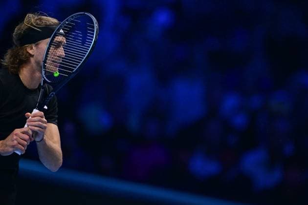 Foto Marco Alpozzi LaPresse 17 Novembre 2023 Torino - Italia - - Tennis Nitto ATP, Tennis Herren Finals - Andrey RUBLEV (RUS) vs Alexander ZVEREV (GER) Nella foto: Alexander Zverev (Germany) November 17, 2023 Turin - Italy - Sport - Tennis Nitto ATP Finals - Andrey RUBLEV (RUS) vs Alexander ZVEREV (GER) In the pic: Alexander Zverev (Germany)  Copyright: xMarcoxAlpozzi LaPressex