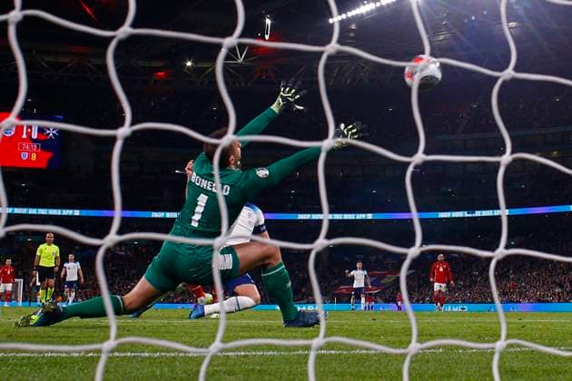 England v Malta UEFA EURO, EM, Europameisterschaft,Fussball 2024 Qualifiers Harry Kane of England scores his sides 2nd goal during the UEFA Euro 2024 Qualifiers Group C match at Wembley Stadium, London Copyright: xPaulxChestertonx FIL-19252-0006 UK Newspapers OUT