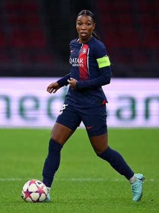 AMSTERDAM - Grace Geyoro of Paris Saint-Germain during the UEFA Women s Champions League Group C match between Ajax Amsterdam and Paris Saint Germain at the Johan Cruijff ArenA on November 15, 2023 in Amsterdam, Netherlands. ANP Hollandse Hoogte UEFA Women s Champions League 2023 24 2023 2024 xVIxANPxSportx xGerritxvanxKeulenxIVx 484129660 originalFilename: 484129660.jpg
