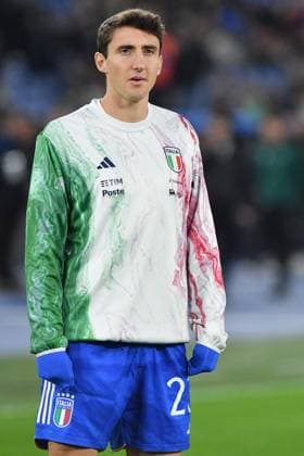 Euro 2024 qualifying Group c, Italy-North Macedonia Andrea Cambiaso of Italy during football match Euro 2024 qualifying Group c Italy-North Macedonia, Rome Italy 17th November 2023 Photographer01 Rome ITALY Lazio  Copyright: xIPAxSport ABACAx