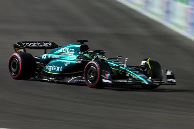 16th November 2023; Las Vegas, Nevada, USA. F1 Grand Prix of USA, Las Vegas; Practice Sessions; Lance Stroll of Aston Martin during Free Practise 2  ActionPlus12577083 ShaunxBrooks