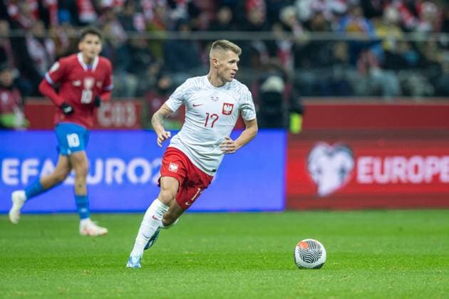 Poland v Czechia: Group E - UEFA EURO, EM, Europameisterschaft,Fussball 2024 European Qualifiers Damian Szymanski during UEFA EURO 2024 qualifier match, Poland vs Czech Republic, in Warsaw, Poland on October 15, 2023. Warszawa Poland  Copyright: xFotoxOlimpikx originalFilename:jastrzebowski-polandvs231117_npRVC.jpg