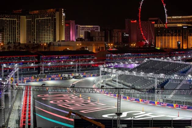 F1 Grand Prix of Las Vegas - Qualifying The strip ciruit during the Formula 1 Heineken silver Las Vegas Grand Prix 2023 on November 16th, 2023 in Las Vegas USA Las Vegas Nevada United States  Copyright: xAlessioxMorgesex originalFilename:morgese-formula1231115_npWun.jpg