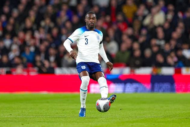 England v Malta Euro 2024 17 11 2023. Qualifier Fikayo Tomori (3) of England during the Euro 2024 qualifier match between England and Malta at Wembley Stadium, London, England on 17 November 2023. Editorial use only , Copyright: xNigelxKeenex PSI-18410-0067