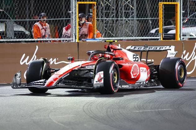 Carlos Sainz jr Ferrari , Qualifying, Las Vegas Grand Prix, Motorsport, Men, Formula 1, 18 11 2023 Las Vegas Nevada USA Copyright: xkolbert-press ChristianxKolbertx