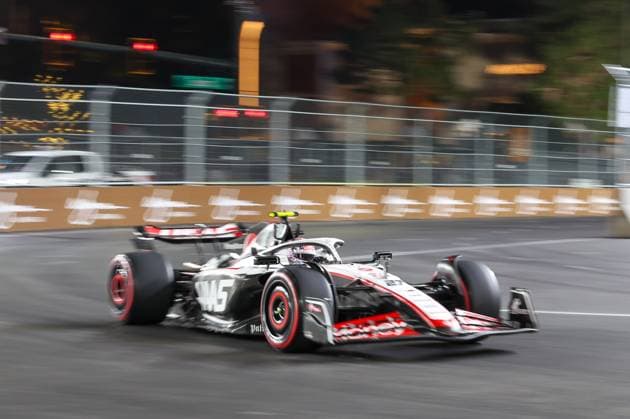 Nico Huelkenberg Haas , Qualifying, Las Vegas Grand Prix, Motorsport, Men, Formula 1, 18 11 2023 Las Vegas Nevada USA Copyright: xkolbert-press ChristianxKolbertx