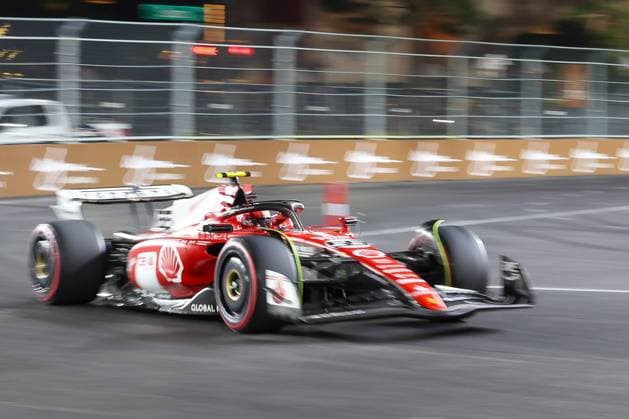 Carlos Sainz jr Ferrari , Qualifying, Las Vegas Grand Prix, Motorsport, Men, Formula 1, 18 11 2023 Las Vegas Nevada USA Copyright: xkolbert-press ChristianxKolbertx