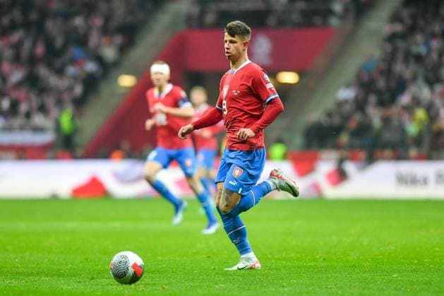 WARSZAWA 17.11.2023 MECZ 8. KOLEJKA ELIMINACJE DO MISTRZOSTW EUROPY 2024 GRUPA E: POLSKA - CZECHY --- QUALIFICATION FOR UEFA EURO, EM, Europameisterschaft,Fussball 2024 MATCH GROUP E IN WARSAW: POLAND - CZECH REPUBLIC ADAM HLOZEK FOT. JACEK PRONDZYNSKI FOTOPYK NEWSPIX.PL --- Newspix.pl  231117JAC097