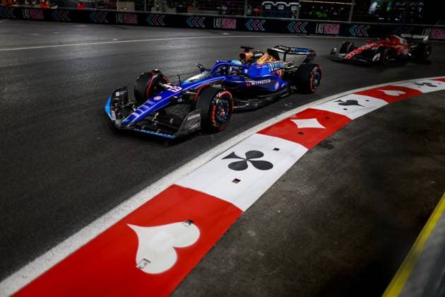 23 Alexander Albon THA, Williams Racing , F1 Grand Prix of Las Vegas at Las Vegas Strip Circuit on November 18, 2023 in Las Vegas, United States of America Photo by HOCH ZWEI Las Vegas United States of America