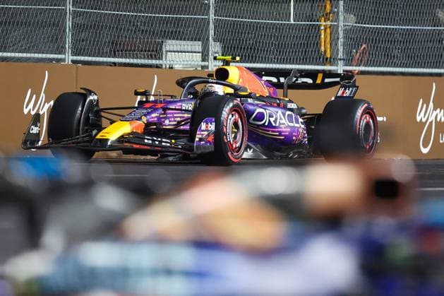 Sergio Perez Red Bull , Qualifying, Las Vegas Grand Prix, Motorsport, Men, Formula 1, 18 11 2023 Las Vegas Nevada USA Copyright: xkolbert-press ChristianxKolbertx