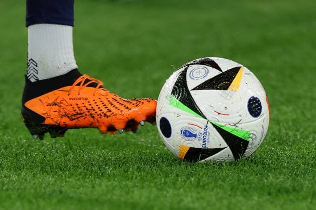 Euro 2024 Qualifier Group C Italy vs North Macedonia the new Fussballliebe ball that will be used at the next European Football Championship in 2024 in Germany during the Euro 2024 Qualifier Group C Italy vs North Macedonia at the Olimpico stadium, Rome, Italy November 17, 2023. ABPH4401 Copyright: xAntonioxBalascox