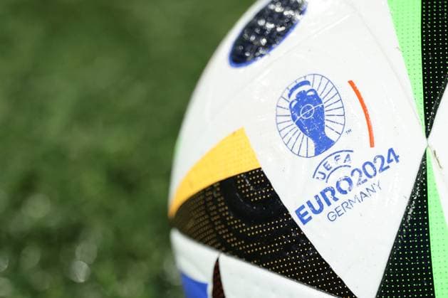 Euro 2024 Qualifier Group C Italy vs North Macedonia the new Fussballliebe ball that will be used at the next European Football Championship in 2024 in Germany during the Euro 2024 Qualifier Group C Italy vs North Macedonia at the Olimpico stadium, Rome, Italy November 17, 2023. ABPH5092 Copyright: xAntonioxBalascox