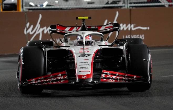 FORMULA 1 HEINEKEN SILVER LAS VEGAS GRAND PRIX 2023 18 11 2023, Las Vegas Street Circuit, Las Vegas, FORMULA 1 HEINEKEN SILVER LAS VEGAS GRAND PRIX 2023 ,in the picture Nico Hülkenberg DEU , MoneyGram Haas F1 Team nordphotoxGmbHx xBratic nph00250