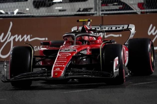 FORMULA 1 HEINEKEN SILVER LAS VEGAS GRAND PRIX 2023 18 11 2023, Las Vegas Street Circuit, Las Vegas, FORMULA 1 HEINEKEN SILVER LAS VEGAS GRAND PRIX 2023 ,in the picture Carlos Sainz Jr ESP , Scuderia Ferrari nordphotoxGmbHx xBratic nph00250