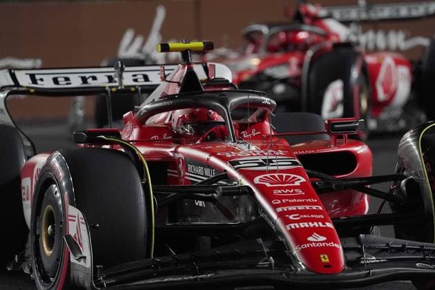 FORMULA 1 HEINEKEN SILVER LAS VEGAS GRAND PRIX 2023 18 11 2023, Las Vegas Street Circuit, Las Vegas, FORMULA 1 HEINEKEN SILVER LAS VEGAS GRAND PRIX 2023 ,in the picture Carlos Sainz Jr ESP , Scuderia Ferrari nordphotoxGmbHx xBratic nph00250