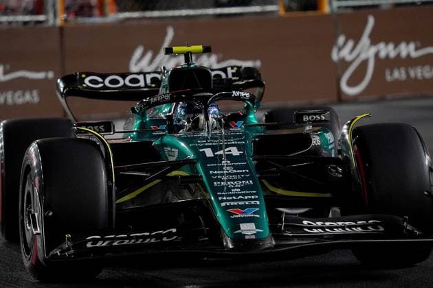 FORMULA 1 HEINEKEN SILVER LAS VEGAS GRAND PRIX 2023 18 11 2023, Las Vegas Street Circuit, Las Vegas, FORMULA 1 HEINEKEN SILVER LAS VEGAS GRAND PRIX 2023 ,in the picture Fernando Alonso ESP , Aston Martin Aramco Cognizant Formula One Team nordphotoxGmbHx xBratic nph00250