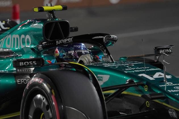 FORMULA 1 HEINEKEN SILVER LAS VEGAS GRAND PRIX 2023 18 11 2023, Las Vegas Street Circuit, Las Vegas, FORMULA 1 HEINEKEN SILVER LAS VEGAS GRAND PRIX 2023 ,in the picture Fernando Alonso ESP , Aston Martin Aramco Cognizant Formula One Team nordphotoxGmbHx xBratic nph00250