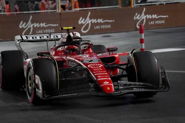FORMULA 1 HEINEKEN SILVER LAS VEGAS GRAND PRIX 2023 18 11 2023, Las Vegas Street Circuit, Las Vegas, FORMULA 1 HEINEKEN SILVER LAS VEGAS GRAND PRIX 2023 ,in the picture Carlos Sainz Jr ESP , Scuderia Ferrari nordphotoxGmbHx xBratic nph00250