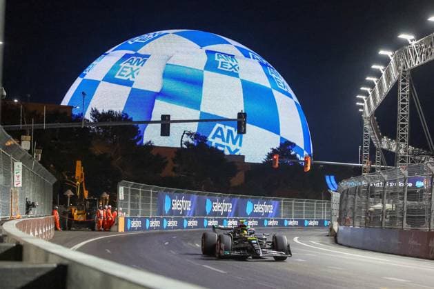 Lewis Hamilton Mercedes AMG , Qualifying, Las Vegas Grand Prix, Motorsport, Men, Formula 1, 18 11 2023 Las Vegas Nevada USA Copyright: xkolbert-press ChristianxKolbertx