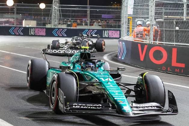 Fernando Alonso Aston Martin , Qualifying, Las Vegas Grand Prix, Motorsport, Men, Formula 1, 18 11 2023 Las Vegas Nevada USA Copyright: xkolbert-press ChristianxKolbertx