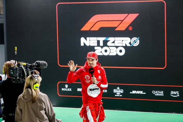16 Charles Leclerc MCO, Scuderia Ferrari , F1 Grand Prix of Las Vegas at Las Vegas Strip Circuit on November 18, 2023 in Las Vegas, United States of America Photo by HOCH ZWEI Las Vegas United States of America