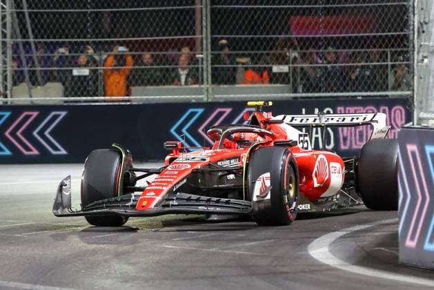Carlos Sainz jr Ferrari , Qualifying, Las Vegas Grand Prix, Motorsport, Men, Formula 1, 18 11 2023 Las Vegas Nevada USA Copyright: xkolbert-press ChristianxKolbertx