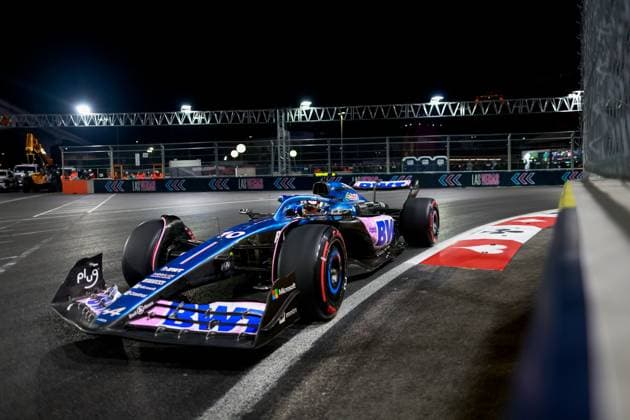 10 Pierre Gasly FRA, BWT Alpine F1 Team , F1 Grand Prix of Las Vegas at Las Vegas Strip Circuit on November 18, 2023 in Las Vegas, United States of America Photo by HOCH ZWEI Las Vegas United States of America